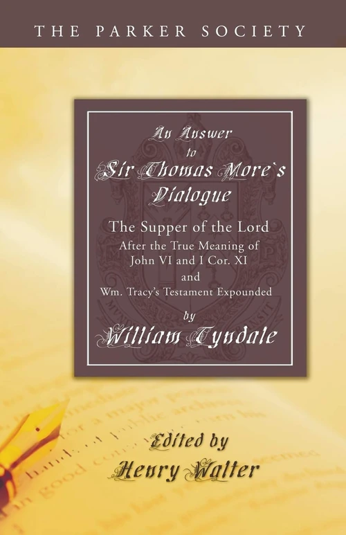 Cover of An Answer to Sir Thomas More's Dialogue