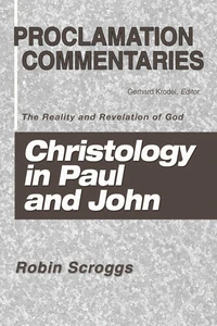 Cover of Christology in Paul and John