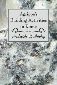 Cover of Agrippa's Building Activities in Rome