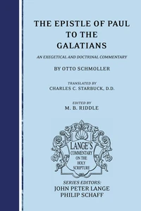 Cover of The Epistle of Paul to the Galatians