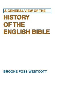 Cover of A General View of the History of the English Bible