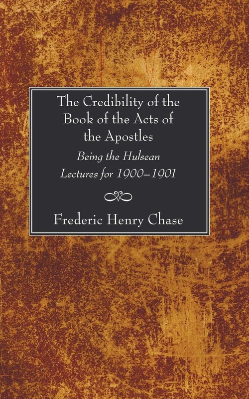 Cover of The Credibility of the Book of the Acts of the Apostles