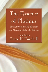 Cover of The Essence of Plotinus