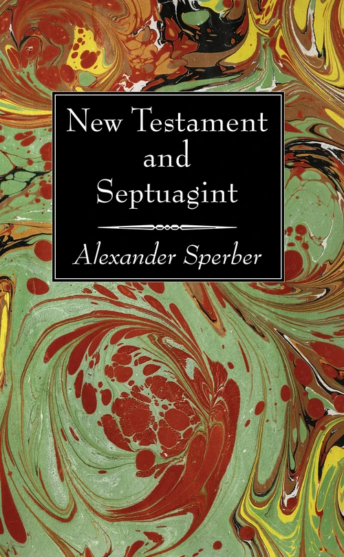 Cover of New Testament and Septuagint