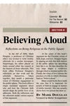Cover of Believing Aloud