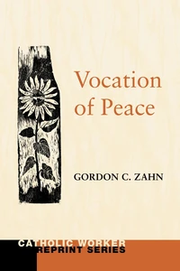 Cover of Vocation of Peace