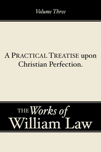 Cover of A Practical Treatise upon Christian Perfection, Volume 3