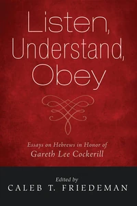 Cover of Listen, Understand, Obey