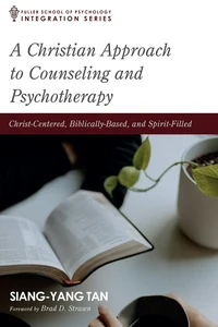 Cover of A Christian Approach to Counseling and Psychotherapy