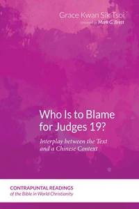 Cover of Who Is to Blame for Judges 19?