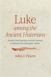 Cover of Luke among the Ancient Historians
