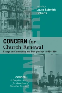 Cover of Concern for Church Renewal