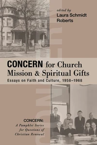 Cover of Concern for Church Mission and Spiritual Gifts