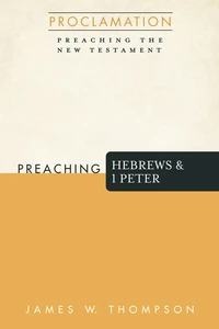 Cover of Preaching Hebrews and 1 Peter