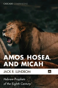 Cover of Amos, Hosea, and Micah