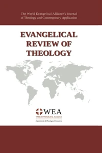 Cover of Evangelical Review of Theology, Volume 45, Number 2, May 2021