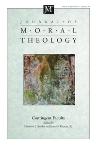 Cover of Journal of Moral Theology, Volume 9, Special Issue 2