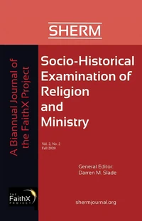 Cover of Socio-Historical Examination of Religion and Ministry, Volume 2, Issue 2