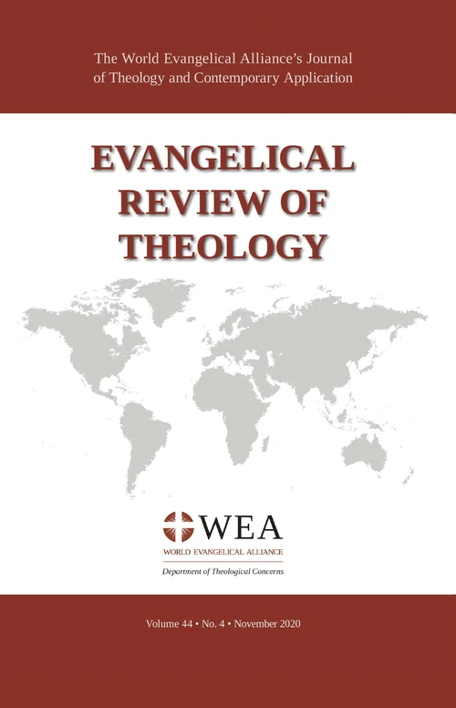 Cover of Evangelical Review of Theology, Volume 44, Number 4, November 2020