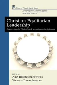 Cover of Christian Egalitarian Leadership