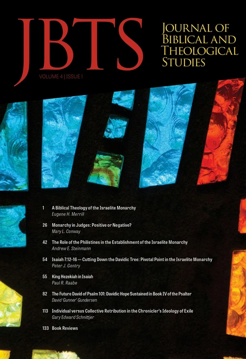 Cover of Journal of Biblical and Theological Studies, Issue 4.1