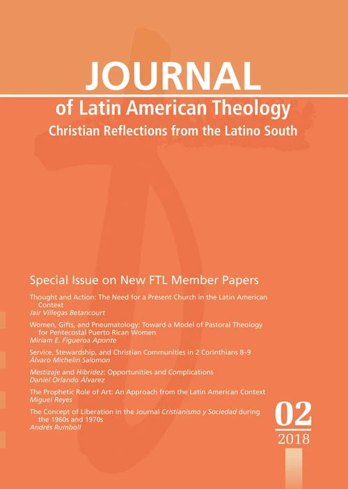 Cover of Journal of Latin American Theology, Volume 13, Number 2