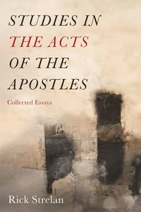 Cover of Studies in the Acts of the Apostles