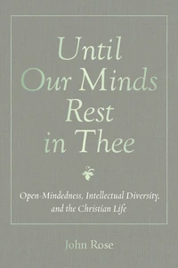 Cover of Until Our Minds Rest in Thee