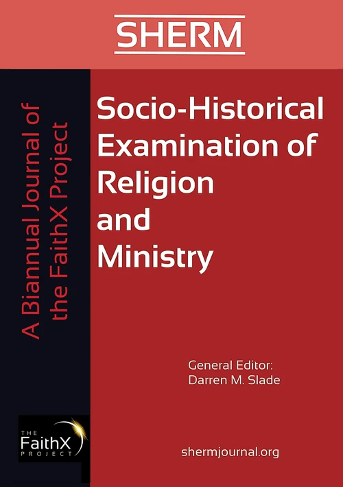 Cover of Socio-Historical Examination of Religion and Ministry, Volume 1, Issue 1