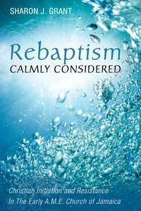 Cover of Rebaptism Calmly Considered