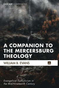 Cover of A Companion to the Mercersburg Theology