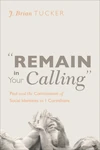 Cover of “Remain in Your Calling”