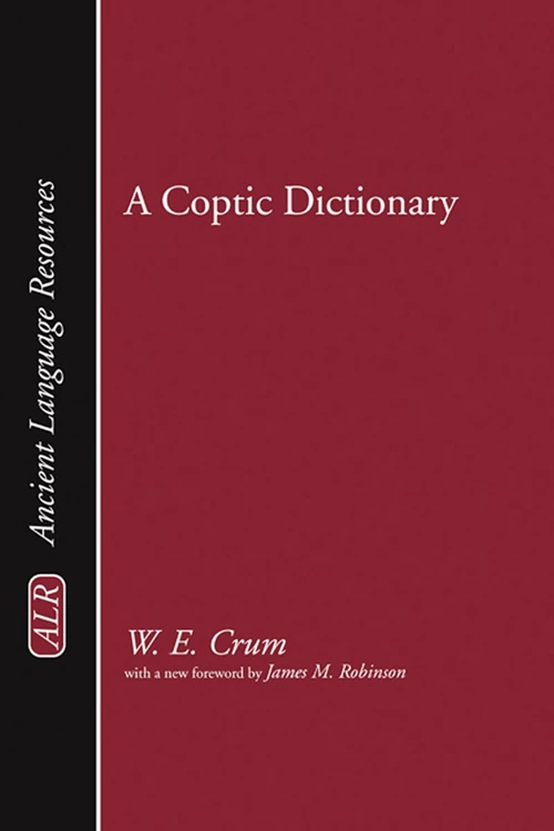 Cover of A Coptic Dictionary