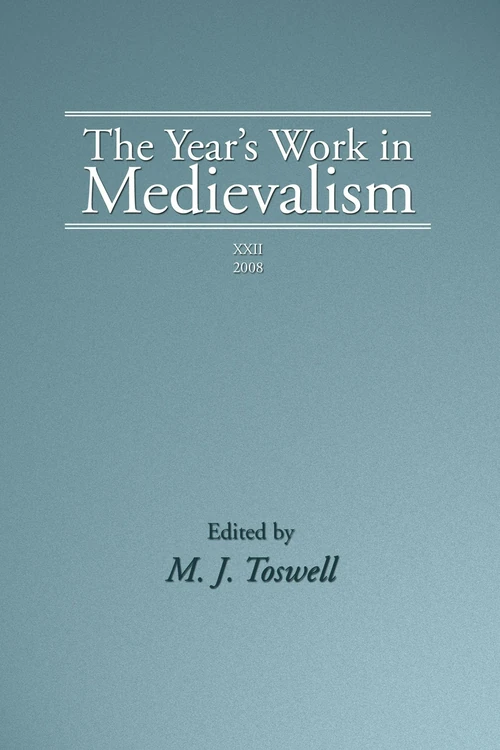 Cover of The Year's Work in Medievalism, 2008