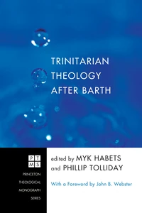 Cover of Trinitarian Theology after Barth