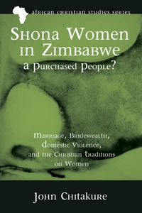 Cover of Shona Women in Zimbabwe—A Purchased People?