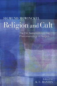 Cover of Religion and Cult