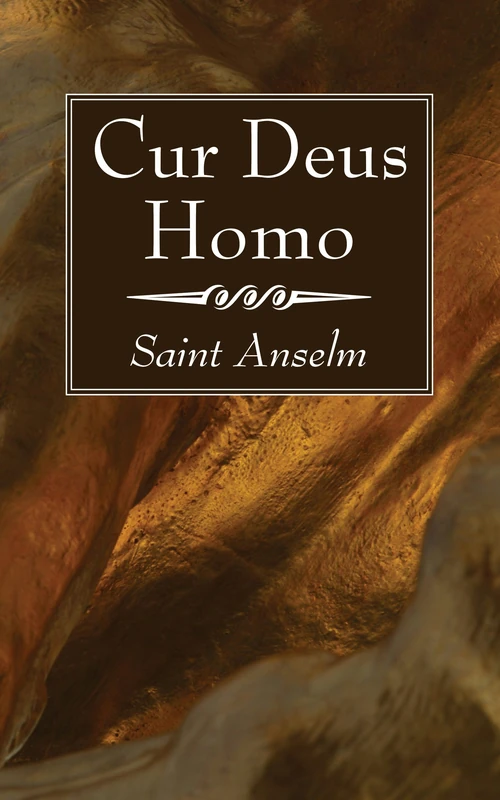 Cover of Cur Deus Homo
