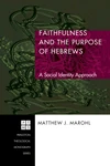 Cover of Faithfulness and the Purpose of Hebrews