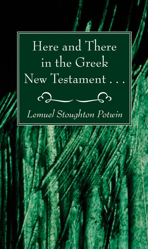 Cover of Here and There in the Greek New Testament . . .