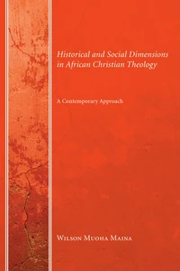 Cover of Historical and Social Dimensions in African Christian Theology