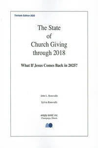 Cover of The State of Church Giving through 2018