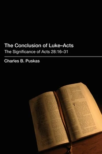 Cover of The Conclusion of Luke–Acts