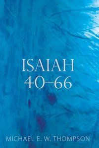 Cover of Isaiah 40–66