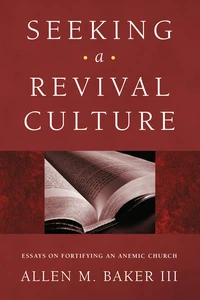 Cover of Seeking a Revival Culture