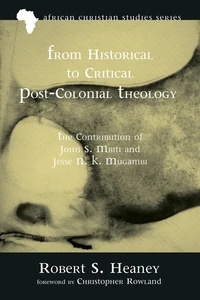 Cover of From Historical to Critical Post-Colonial Theology