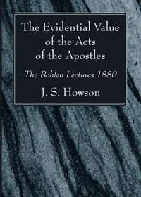 Cover of The Evidential Value of the Acts of the Apostles