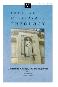 Cover of Journal of Moral Theology, Volume 10, Issue 2