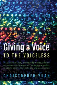 Cover of Giving a Voice to the Voiceless