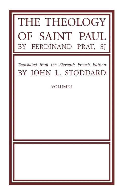 Cover of The Theology of Saint Paul, Volume 1